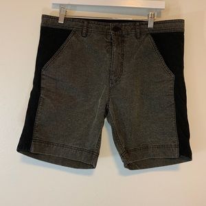Alexander Wang Mainline cotton/lamb skin shorts
